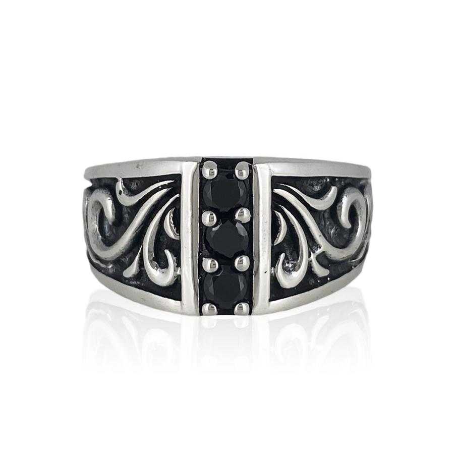 アラベスクストーンリング【リング シルバー アクセサリー ジュエリー メンズ BLESS ブレス】 送料無料 | BLESS | 01