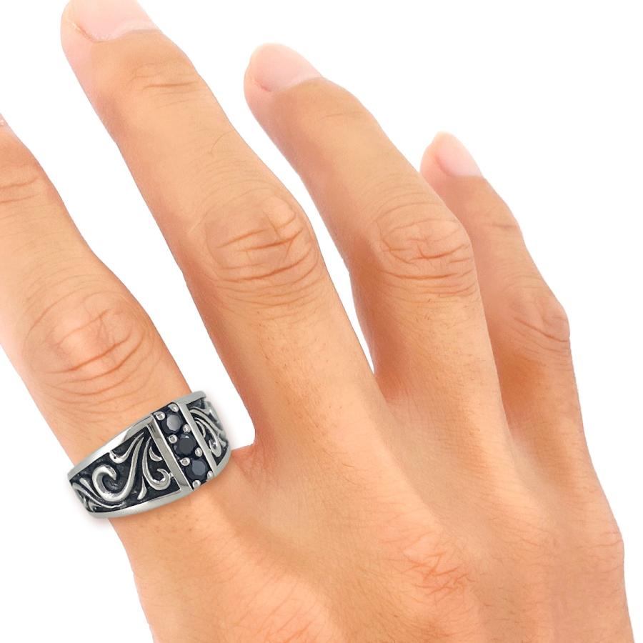 アラベスクストーンリング【リング シルバー アクセサリー ジュエリー メンズ BLESS ブレス】 送料無料 | BLESS | 03