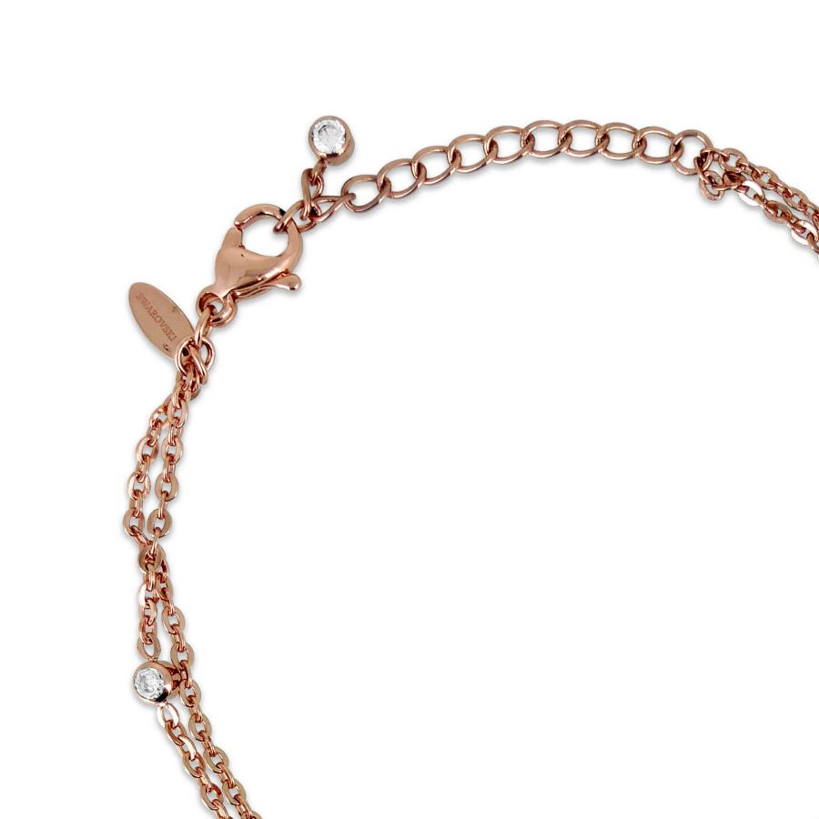 ダブルチェーンブレスレット レディース アクセサリー ジュエリー  金属アレルギー ステンレス ピンクゴールド プレゼント ギフト |  | 03
