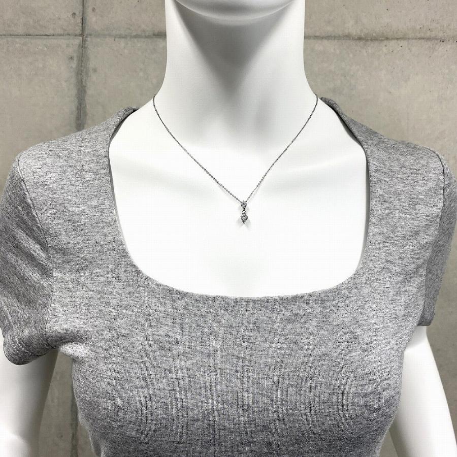 ストーンネックレス スワロフスキー ジルコニア レディース ステンレス 金属アレルギー シルバー アクセサリー プレゼント 送料無料 |  | 04