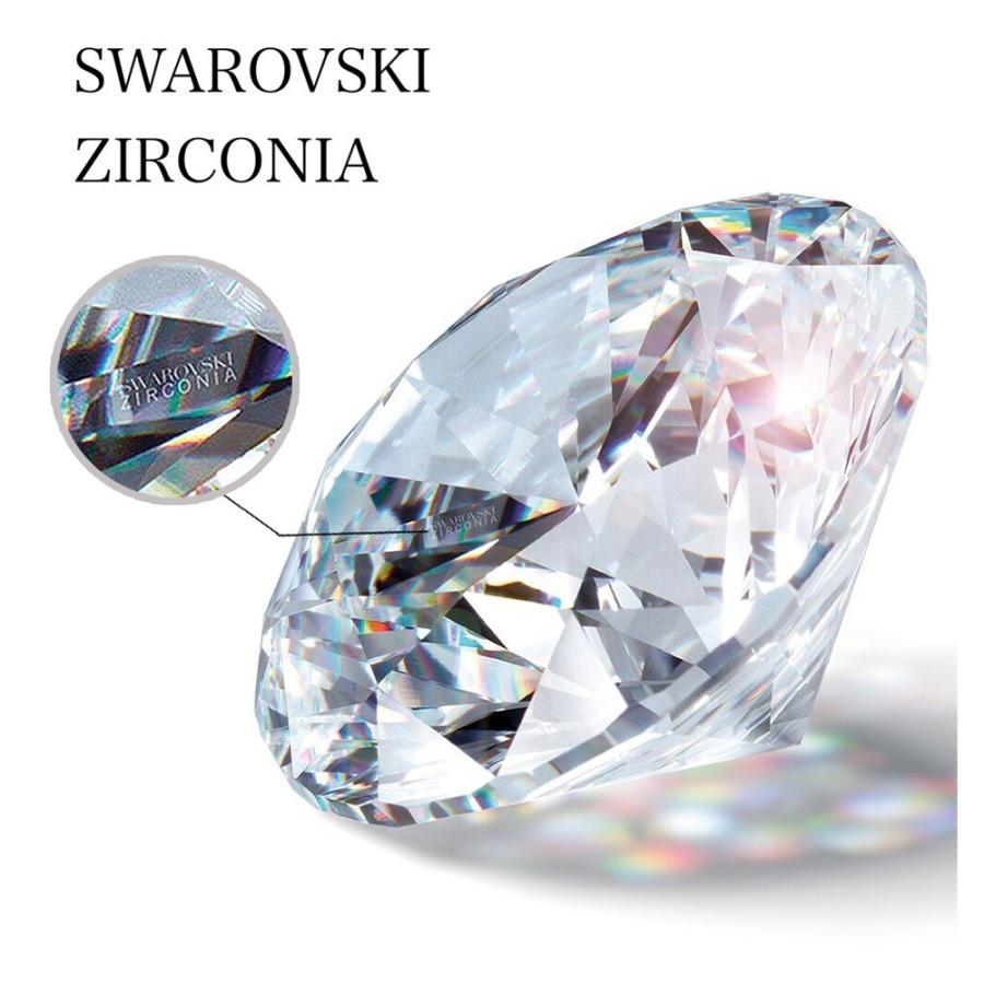 ストーンネックレス スワロフスキー ジルコニア レディース ステンレス 金属アレルギー シルバー アクセサリー プレゼント 送料無料 |  | 06