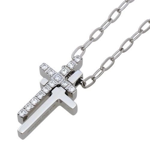 直営店限定 ネックレス ペンダント スワロフスキージルコニア ステンレス 金属アレルギー クロス レディース アクセサリー ジュエリー シンプル プレゼント 送料無料 プレゼント対象商品 Skylanceronline Com