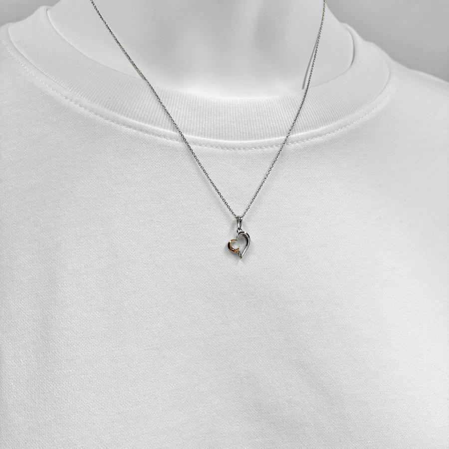 ハートムーンネックレス【ステンレス ネックレス レディース Petit Collection プチコレクション】_5