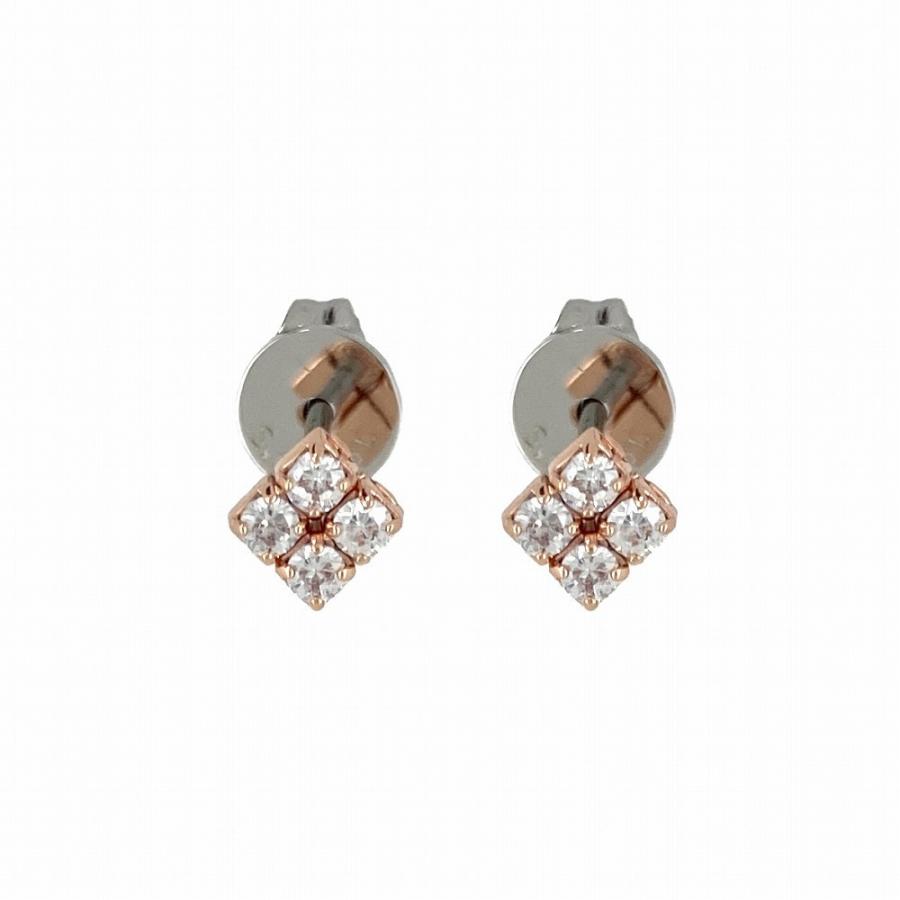 4℃ k10クローバーモチーフ ピアス 両耳用 4クローバーピアス(両耳用)【ステンレス ピアス レディース Petit