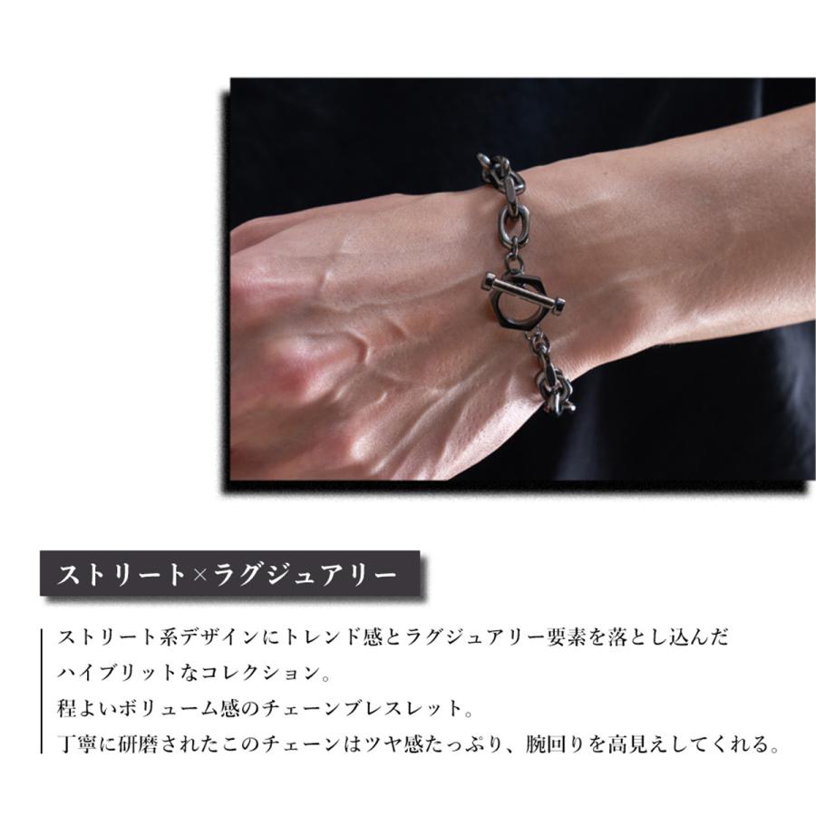 マンテルチェーンブレスレット(L) ステンレス/ブレスレット/メンズ/SCOMMAG/エスカマジー/送料無料_4