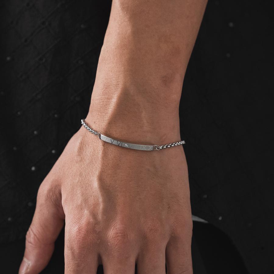 BLESS クロックナンバーブレスレット(L) ステンレス BLESS クロックナンバーブレスレット(L) ステンレス