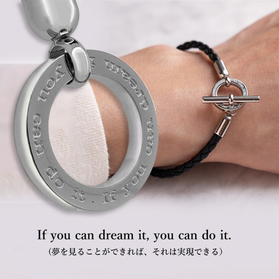 BLESS（ブレス） マンテルレザーブレスレット(L)【ステンレス