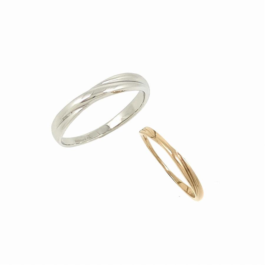 ウェーブツイストリング 指輪 ジュエリー アクセサリー ステンレス シルバー 金属アレルギー プレゼント ギフト レディース メンズ ユニセックス ペア |  | 02