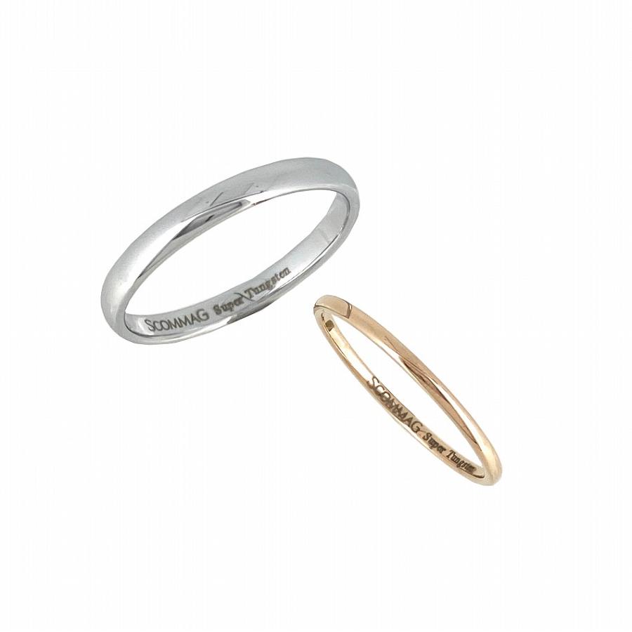 ストレートラインリング 指輪 ジュエリー アクセサリー スーパータングステン ピンクゴールド プレゼント ギフト レディース メンズ ユニセックス ペア |  | 02