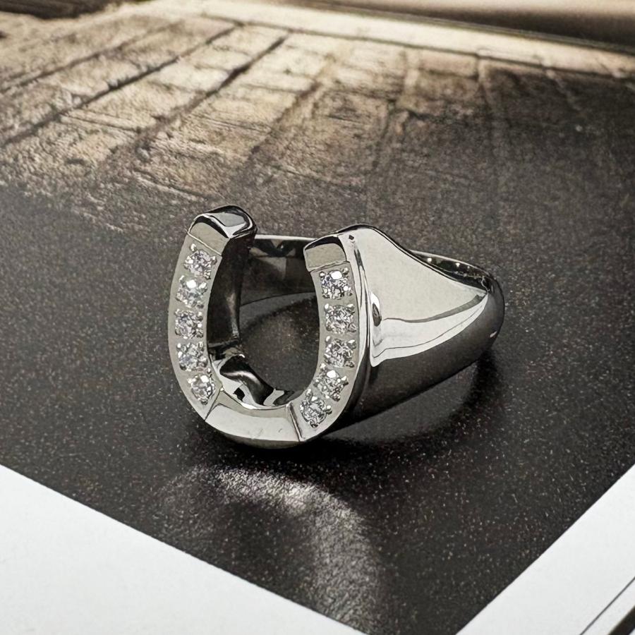 ホースシューリング【ステンレス リング メンズ レディース SCOMMAG エスカマジー】送料無料 | BLESS