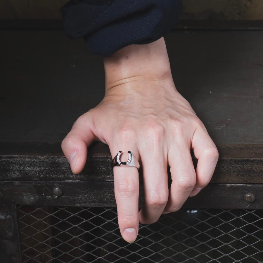 ホースシューリング【ステンレス リング メンズ レディース SCOMMAG エスカマジー】送料無料 | BLESS | 03