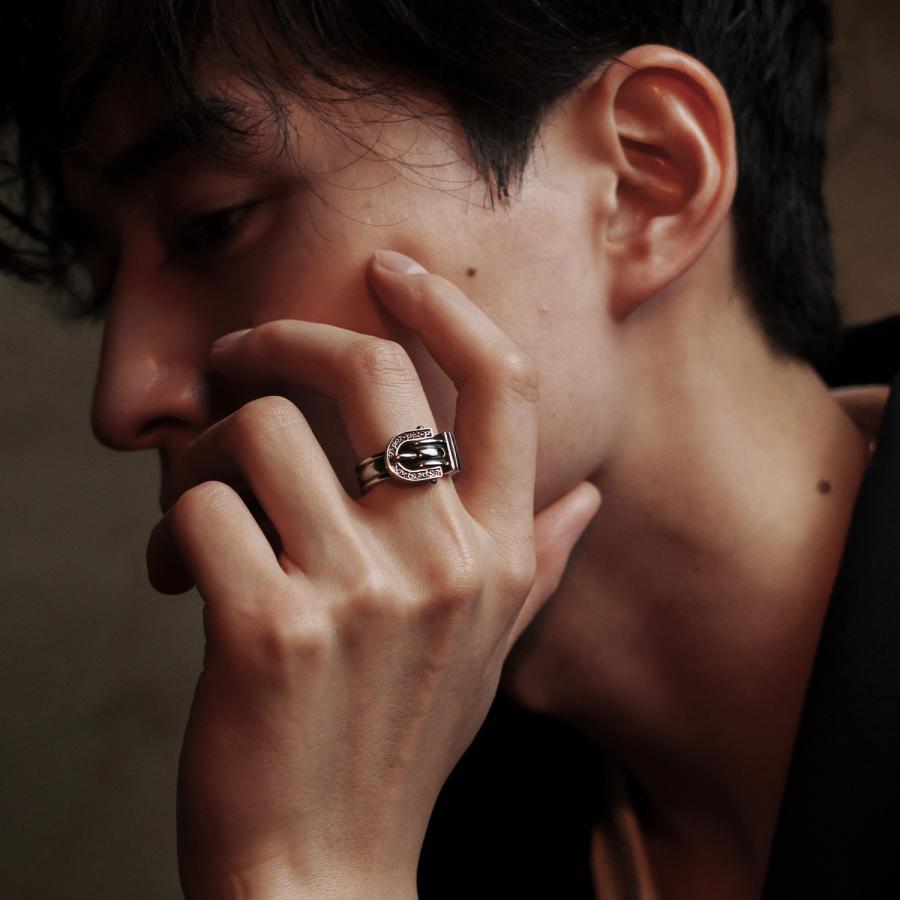 BLESS（ブレス） ホースシューリング【ステンレス リング メンズ