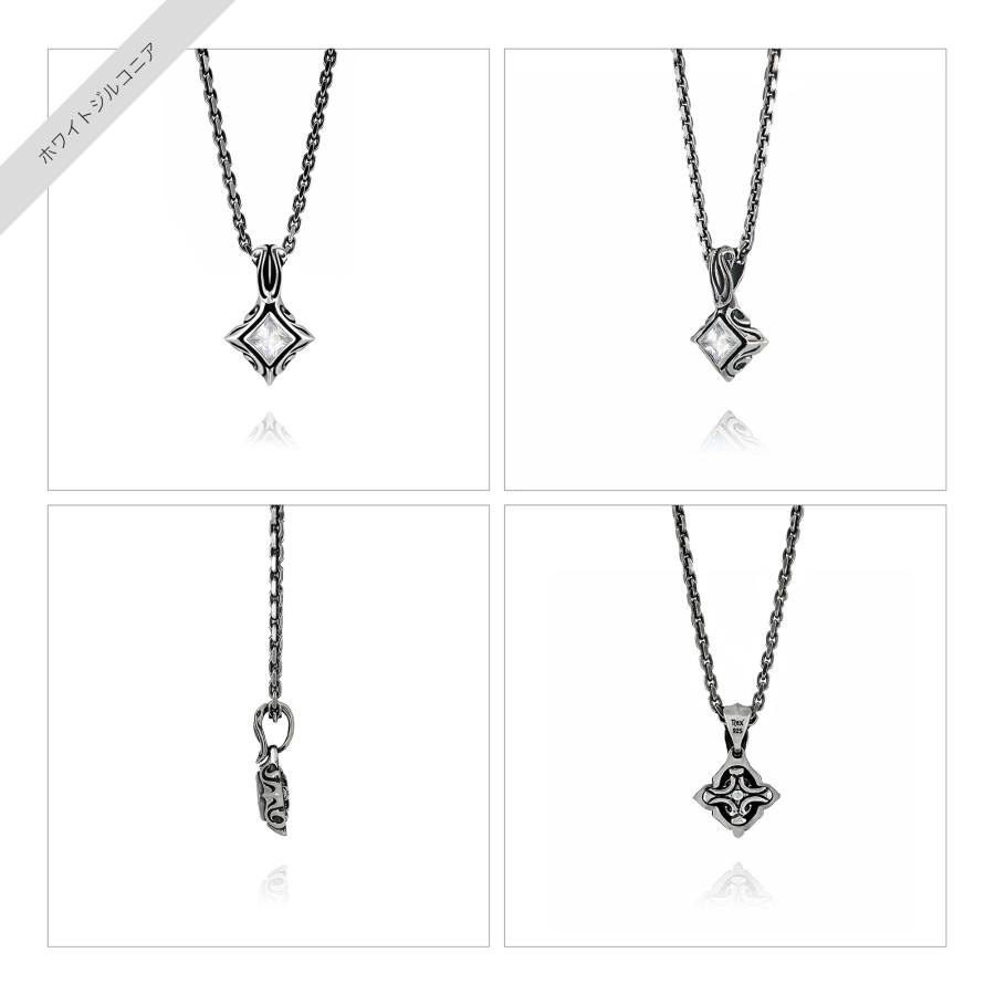 URBAN TRIBAL PENDULUM CHECKER CUT STONE PENDANT | M'S COLLECTION | 04