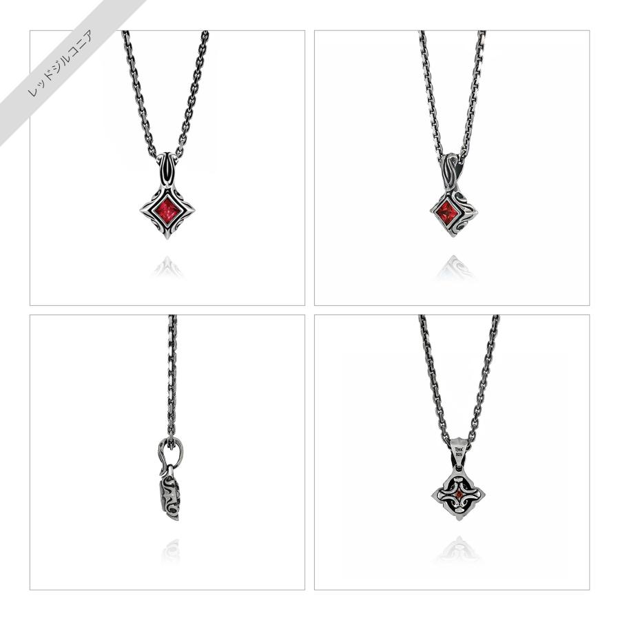 URBAN TRIBAL PENDULUM CHECKER CUT STONE PENDANT | M'S COLLECTION | 05