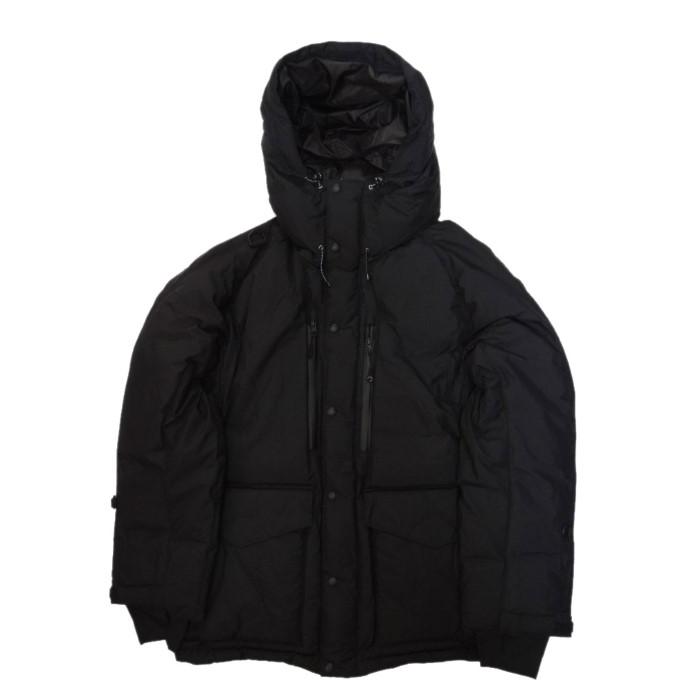 ユニフォームエクスペリメント フーデッドダウンジャケット ロゴワッペン 3 ユニフォームエクスペリメント フーデッドダウンジャケット ロゴ
