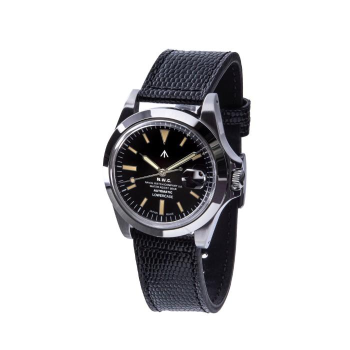 NAVAL WATCH Produced By LOWERCASE ナバルウォッチ 腕時計 ミリタリー FRXA002 Mechanical COW leather bandの画像