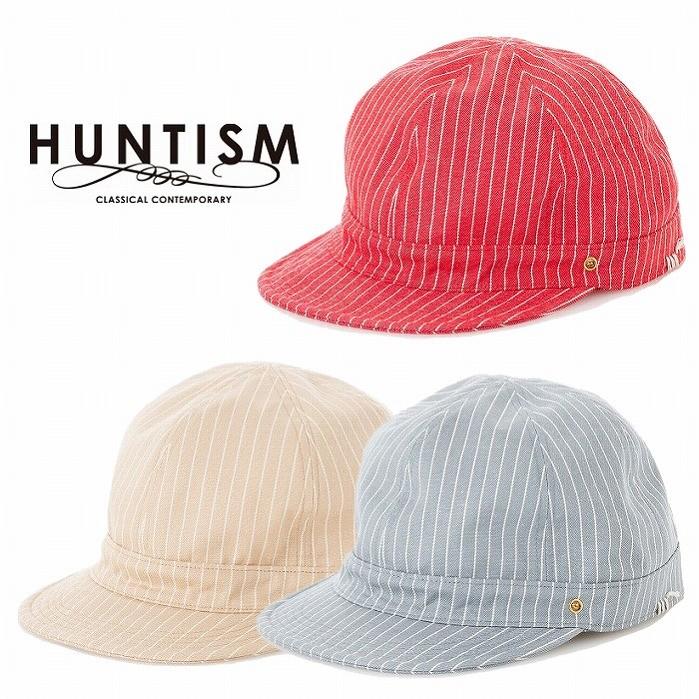 HUNTISM ハンティズム ヒッコリーキャップ ストライプ 帽子 Hickory Cap | 