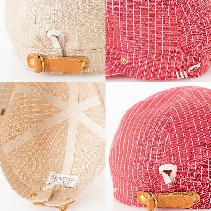 HUNTISM ハンティズム ヒッコリーキャップ ストライプ 帽子 Hickory Cap |  | 03