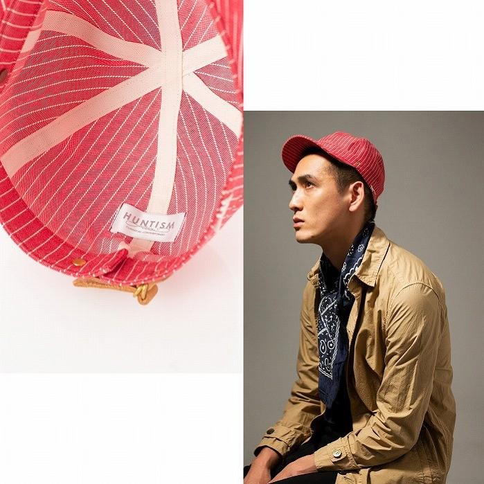 HUNTISM ハンティズム ヒッコリーキャップ ストライプ 帽子 Hickory Cap |  | 04