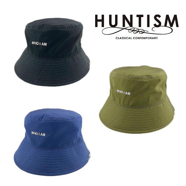 HUNTISM ハンティズム バケットハット 刺繍 帽子 Ventile W.I.A Hat | HUNTISM