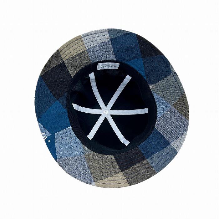 HUNTISM ハンティズム メトロハット ブロックチェック 帽子 BC Washer Hat | HUNTISM | 11