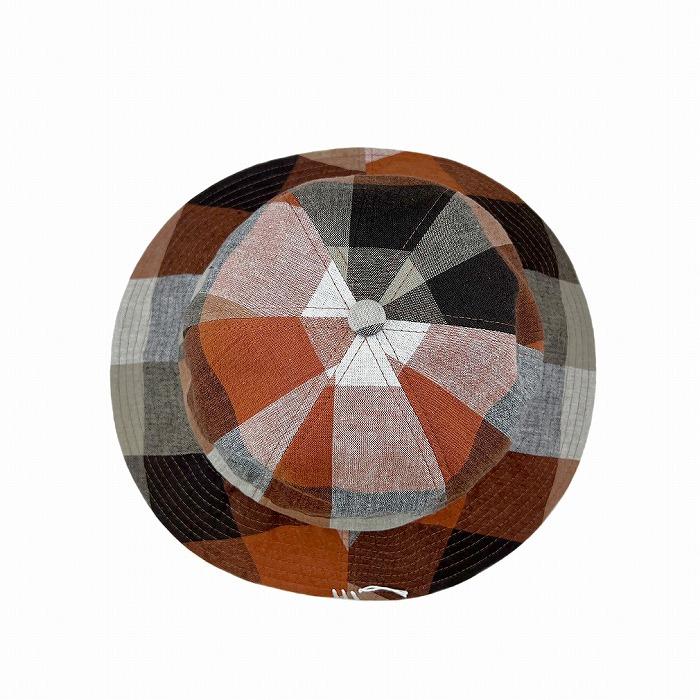HUNTISM ハンティズム メトロハット ブロックチェック 帽子 BC Washer Hat | HUNTISM | 13