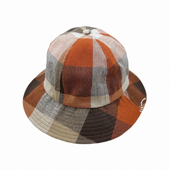 HUNTISM ハンティズム メトロハット ブロックチェック 帽子 BC Washer Hat | HUNTISM | 05
