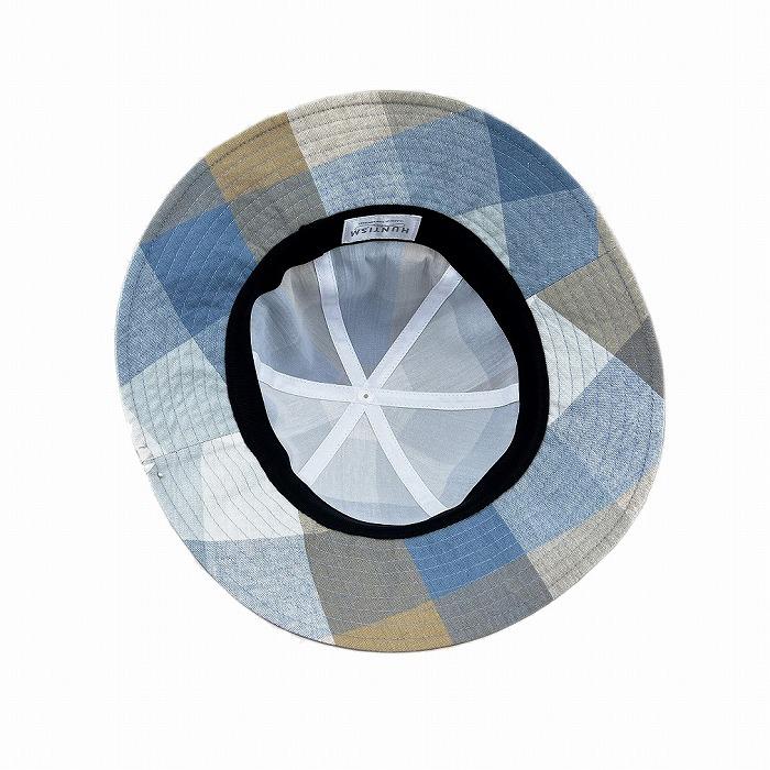 HUNTISM ハンティズム メトロハット ブロックチェック 帽子 BC Washer Hat | HUNTISM | 08