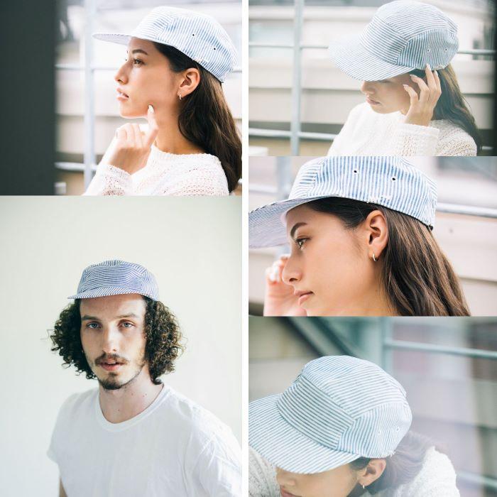 HUNTISM ハンティズム キャンプキャップ ストライプ 帽子 VT Umpire Cap | HUNTISM | 04