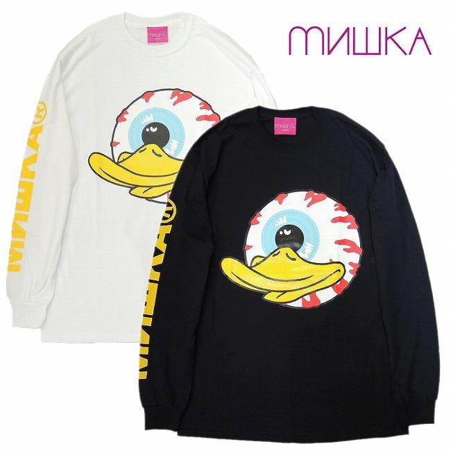 20％OFF MISHKA ミシカ カットソー ロンTEE 長袖Tシャツ KEEP WATCH DUCK BILL L/S TEE｜bless-web