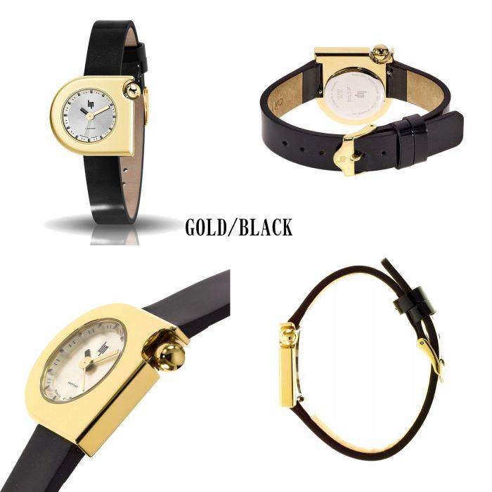 LIP【リップ】マッハ2000ミニフランス製 レザー ブラック ゴールド