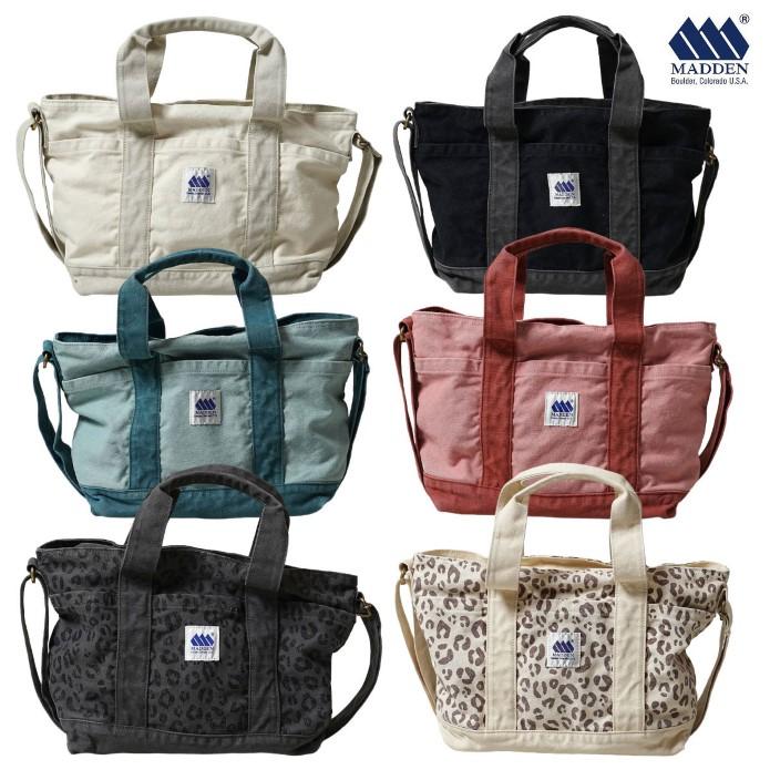 当日発送 MADDEN メデン バッグ カバン アウトドア トート 12oz CANVAS 2WAY SHOULDER TOTE BAG MDPM-06 | MADDEN