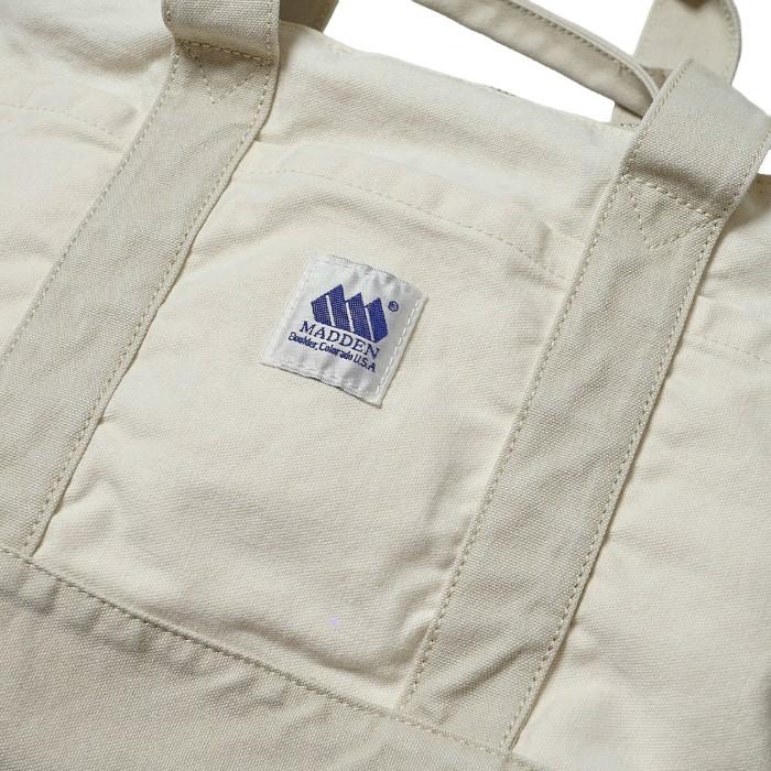 当日発送 MADDEN メデン バッグ カバン アウトドア トート 12oz CANVAS 2WAY SHOULDER TOTE BAG MDPM-06 | MADDEN | 18