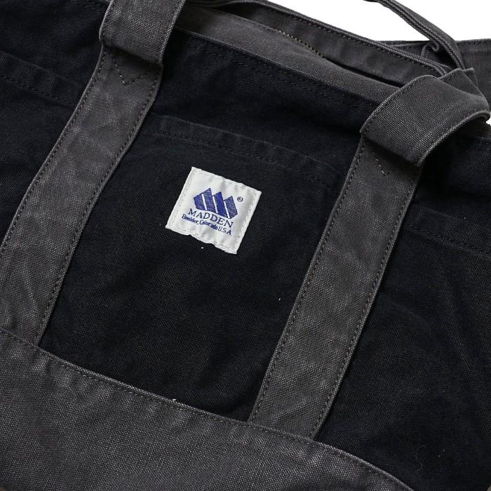 当日発送 MADDEN メデン バッグ カバン アウトドア トート 12oz CANVAS 2WAY SHOULDER TOTE BAG MDPM-06 | MADDEN | 19