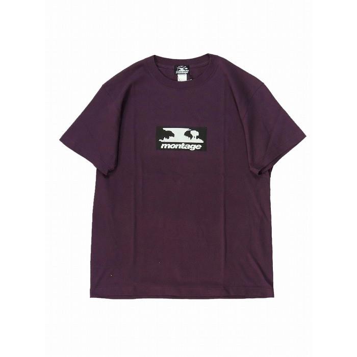 montage モンタージュ Tシャツ 半袖 グラフィックBOX LOGO TEE｜bless-web｜04