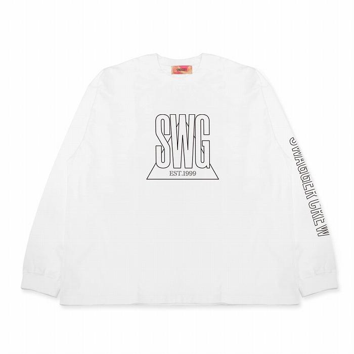 SWAGGER スワッガー 長袖Tシャツ ロンTEE プリント TRIANGLE LOGO LT-SHIRT｜bless-web｜06