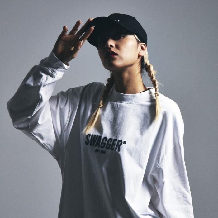 SWAGGER（スワッガー） 長袖Tシャツ ロンTEE プリント 3D LOGO LT