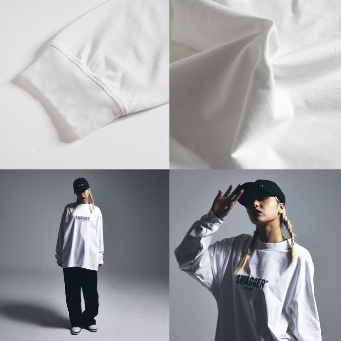SWAGGER スワッガー 長袖Tシャツ ロンTEE プリント 3D LOGO LT-SHIRT