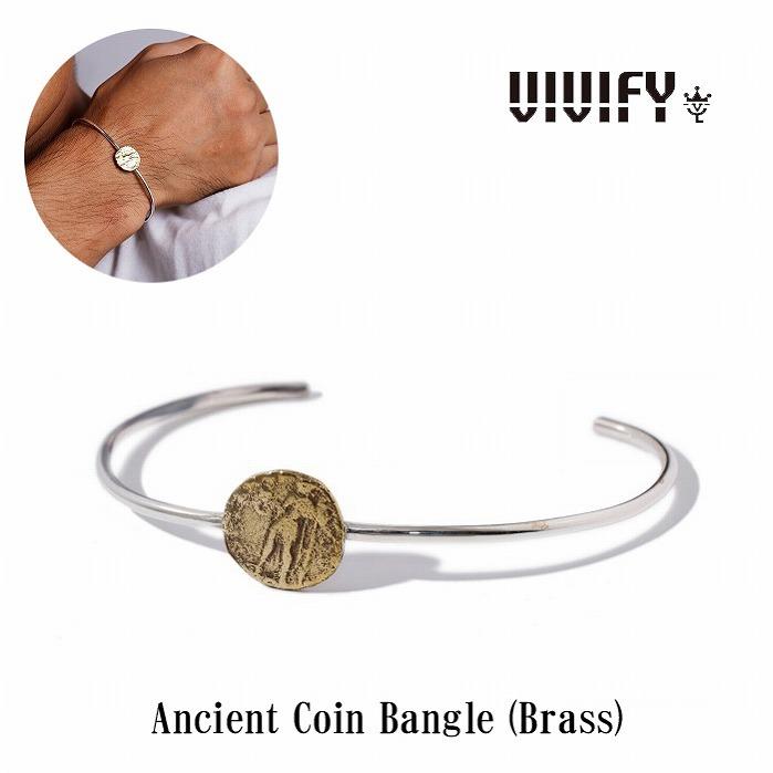 最先端 VIVIFY Blacelet(Brass) Coin Ancient シルバー ブレスレット バングル ビビファイ バングル