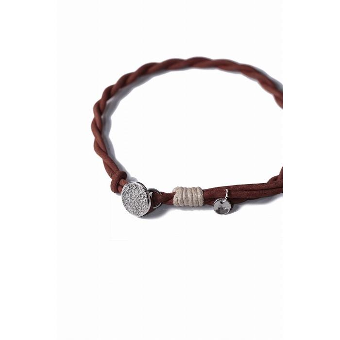 VIVIFY ビビファイ ブレスレット シルバー ヌバックコード Melted Texture Button Nubuck Cord Bracelet | VIVIFY | 04