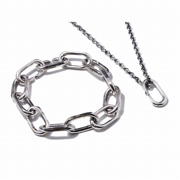 VIVIFY ビビファイ ブレスレット シルバー チェーンブレス Some ways Heavy Chain Blacelet w/gold | VIVIFY | 06