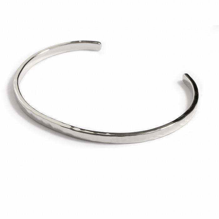 VIVIFY ビビファイ バングル ブレスレット シルバー Back Hallmarks Bangle/Mirror finish/Narrow | VIVIFY | 01