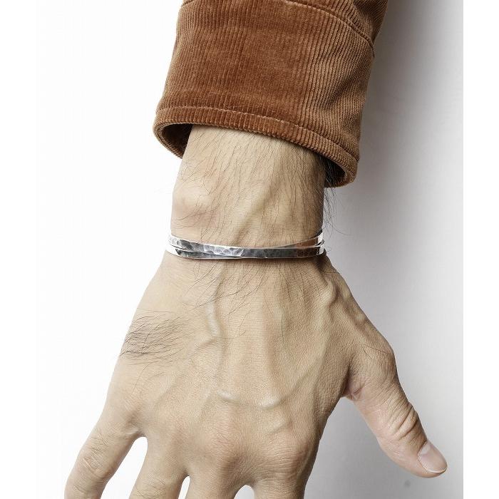 VIVIFY ビビファイ バングル ブレスレット シルバー Back Hallmarks Bangle/Mirror finish/Narrow | VIVIFY | 08