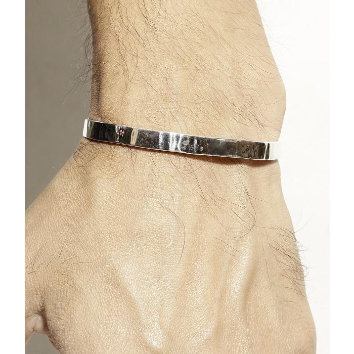 VIVIFY ビビファイ バングル ブレスレット シルバー Back Hallmarks Bangle/Mirror finish/Middle | VIVIFY | 05