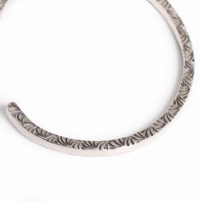 VIVIFY ビビファイ バングル ブレスレット シルバー SideArabesque Bangle(3mm body) | VIVIFY | 02