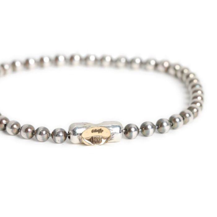 VIVIFY ビビファイ ブレスレット シルバー ボールチェーン Ball Chain Bracelet w/k18gold | VIVIFY | 01