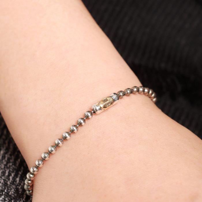 VIVIFY ビビファイ ブレスレット シルバー ボールチェーン Ball Chain Bracelet w/k18gold | VIVIFY | 07