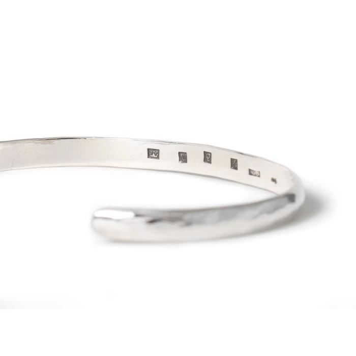 VIVIFY ビビファイ バングル シルバー Back Hallmarks Bangle/Mirror finish/Round | VIVIFY | 03