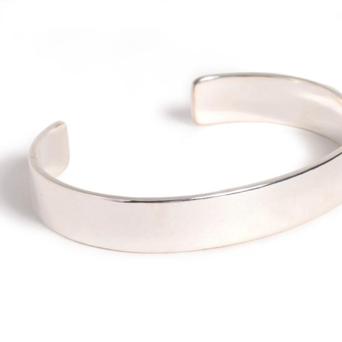VIVIFY ビビファイ バングル シルバー Back Hallmarks Bangle/Plain/10mm | VIVIFY | 01