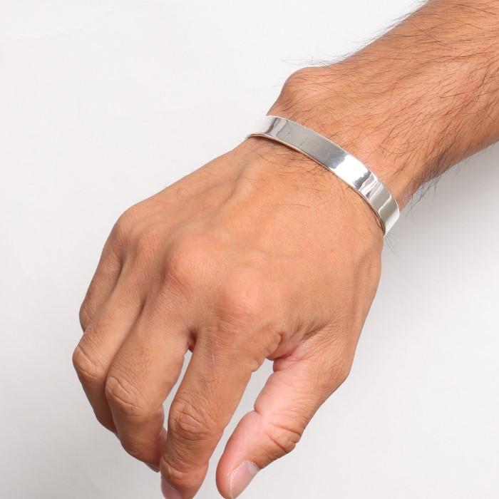 VIVIFY ビビファイ バングル シルバー Back Hallmarks Bangle/Plain/10mm | VIVIFY | 06